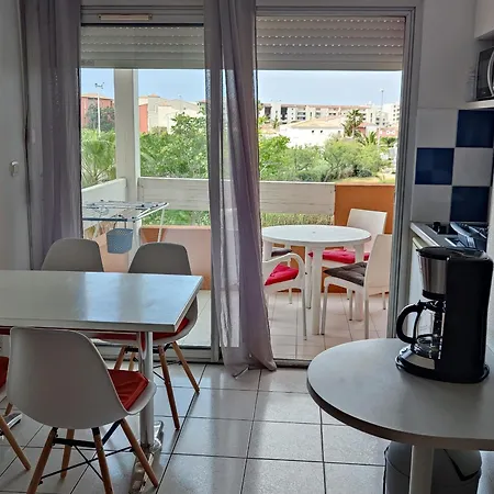 T2 Confortable, Climatise A Cap D'agde - Fr-1-801-1 Apartment Agde